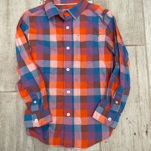 Cat & Jack Plaid Button Down Shirt